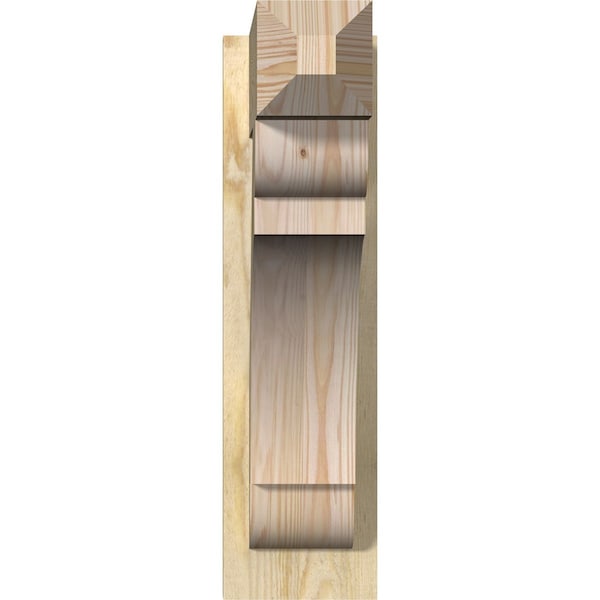 Olympic Rough Sawn Craftsman Outlooker, Douglas Fir, 6W X 18D X 22H